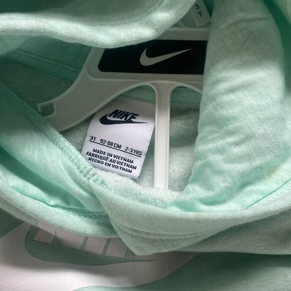 NWTO Nike for toddlers girl mint color athletic set. Hooded. Sz 2-3T new - Picture 8 of 9